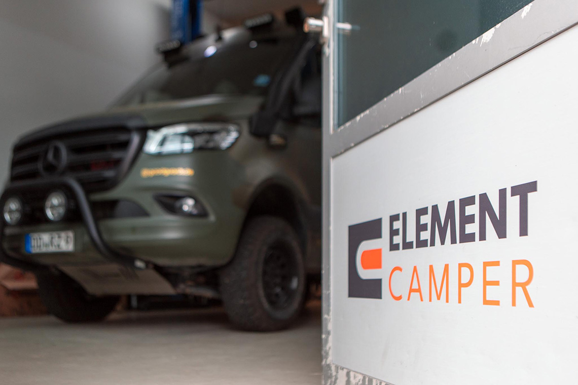 Kundenprojekt in der EC-Werkstatt während des Innenausbaus