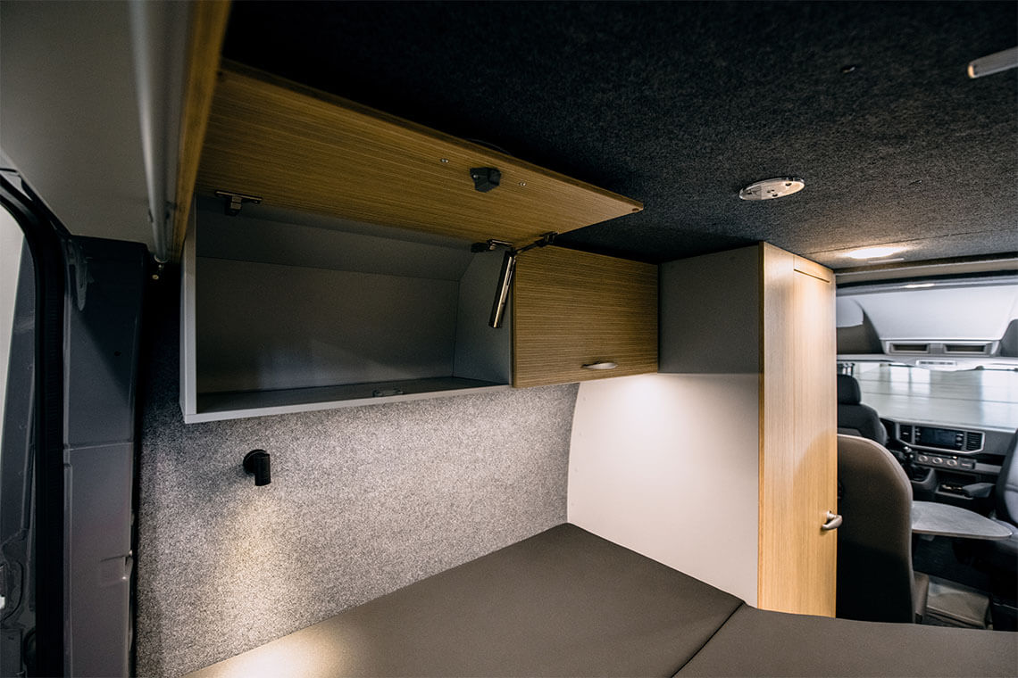 zweite Schlaffläche