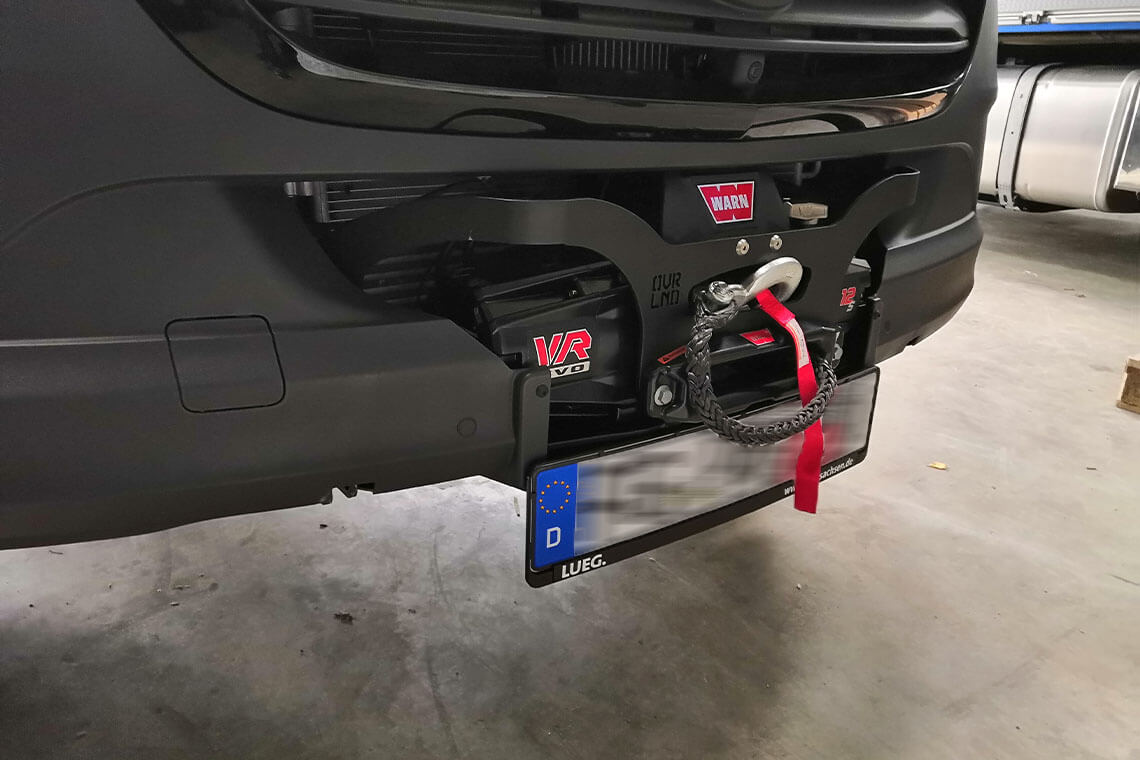 Seilwinde für anspruchsvolles Gelände