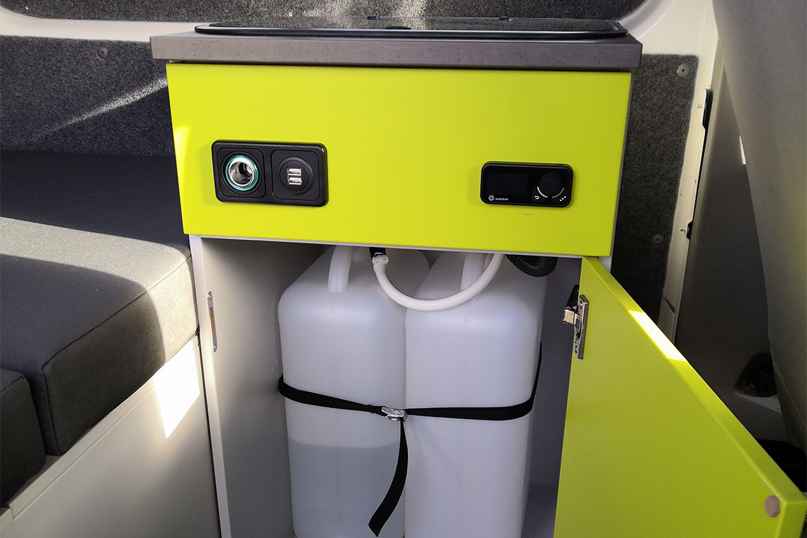 Wassertank für die autark Versorgung