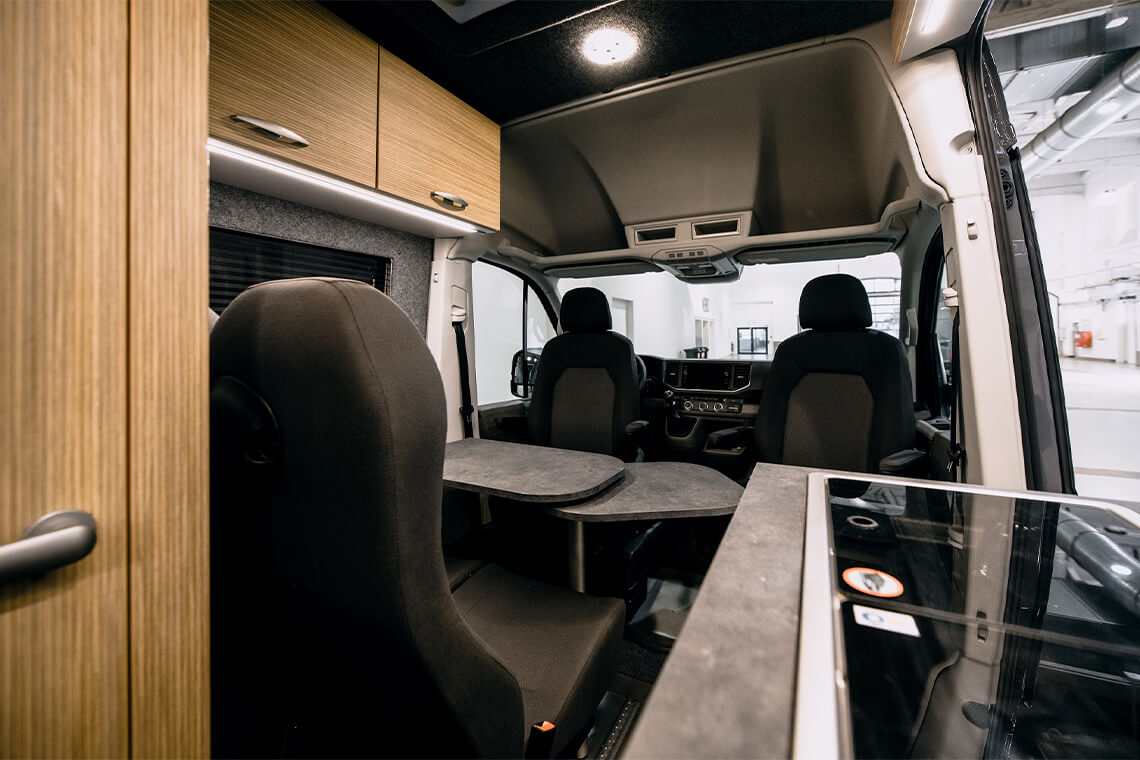 Verstellbare Vordersitze in deinem Camper
